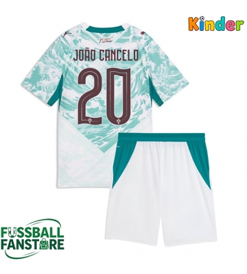 Portugal Joao Cancelo #20 Replik Auswärtstrikot Kinder WM 2026 Kurzarm (+ Kurze Hosen)